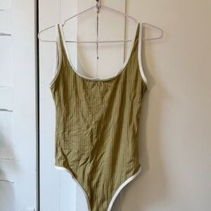 NWT Rip Curl Premium Surf Cheeky One Piece | Khaki